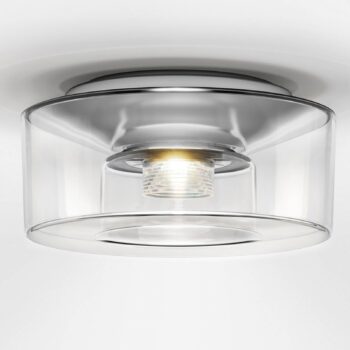 serien.lighting Curling M strop 2 700K číre sklo