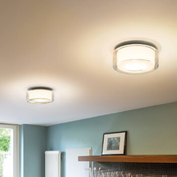 serien.lighting Curling M stropné číra/opál 2700K