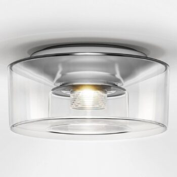 serien.lighting Curling S strop 2 700K číre sklo