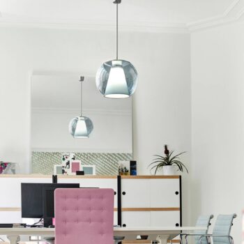 serien.lighting Návrh M závesné svietidlo 927 Triac modrá