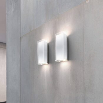 serien.lighting Rod Wall LED lampa, opálová biela