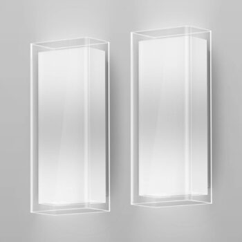 serien.lighting Rod Wall LED lampa, opálová biela