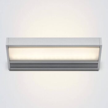 serien.lighting SML – nástenné LED svetlo striebro