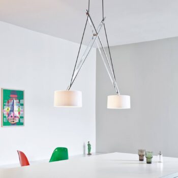 serien.lighting Twin – pohyblivá závesná LED lampa