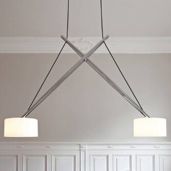 serien.lighting Twin – pohyblivá závesná LED lampa
