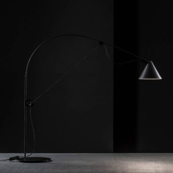 stolová LED lampa midgard AYNO S, čierna/čierna 4 000 K 76 cm