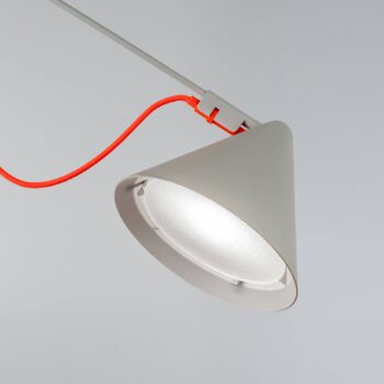 stolová LED lampa midgard AYNO S, sivá/oranžová, 4 000 K, 76 cm