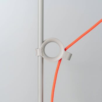 stolová LED lampa midgard AYNO S, sivá/oranžová, 4 000 K, 76 cm