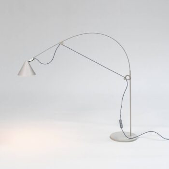 stolová LED lampa midgard AYNO S, sivá/sivá, 2 700 K, 76 cm