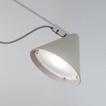 stolová LED lampa midgard AYNO S, sivá/sivá, 2 700 K, 76 cm
