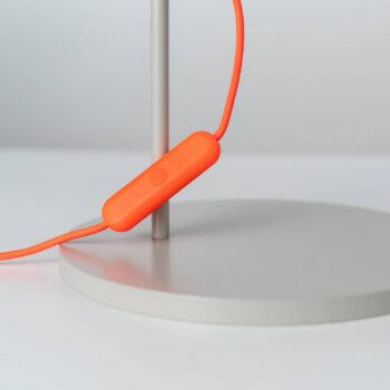 stolová LED lampa midgard AYNO S, sivo-oranžová, 2 700 K, 76 cm