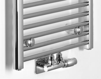AQUALINE - ALYA vykurovacie teleso rovné 400x1188, stredové pripojenie, chróm LLS308
