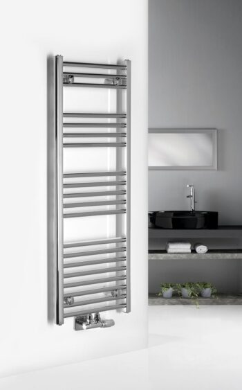 AQUALINE - ALYA vykurovacie teleso rovné 400x1188, stredové pripojenie, chróm LLS308