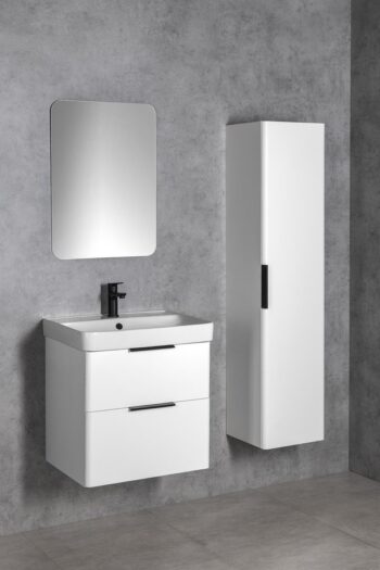 AQUALINE - DENEB umývadlová skrinka 56,5x55x43,5cm, biela mat DN260