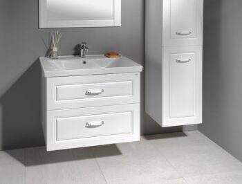 AQUALINE - FAVOLO umývadlová skrinka 76,5x60x44,6cm, biela mat FV280