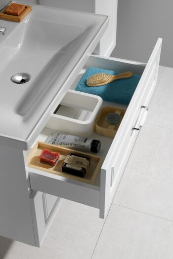 AQUALINE - FAVOLO umývadlová skrinka 76,5x60x44,6cm, biela mat FV280