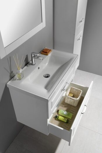 AQUALINE - FAVOLO umývadlová skrinka 76,5x60x44,6cm, biela mat FV280