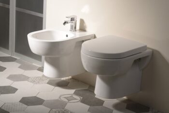 AQUALINE - MODIS závesná WC misa, 36x52cm, biela MD001