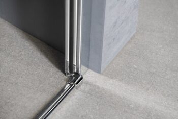 AQUALINE - PILOT otočné sprchové dvere 900mm+vanička PT090-SET1