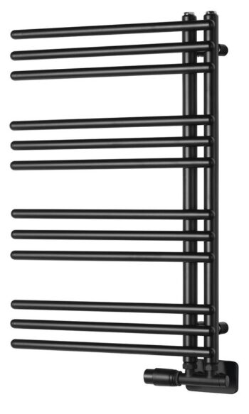AQUALINE - POSEIDON vykurovacie teleso 450x740 čierna mat PS474B