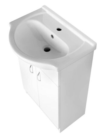 AQUALINE - SIMPLEX ECO 55 umývadlová skrinka vrátane umývadla 53x83,5x30,7cm SIME550