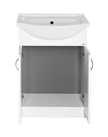 AQUALINE - SIMPLEX ECO 55 umývadlová skrinka vrátane umývadla 53x83,5x30,7cm SIME550