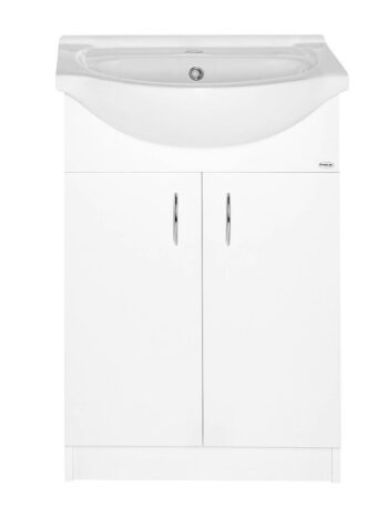 AQUALINE - SIMPLEX ECO 55 umývadlová skrinka vrátane umývadla 53x83,5x30,7cm SIME550