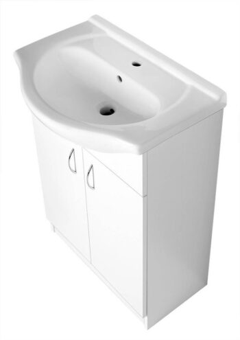 AQUALINE - SIMPLEX ECO 65 umývadlová skrinka vrátane umývadla 63x83,5x30,7cm SIME650