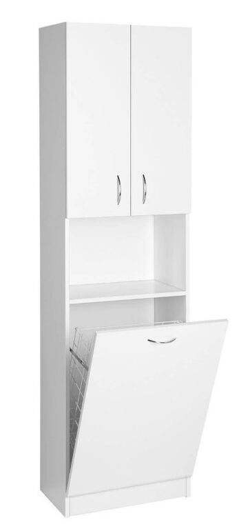 AQUALINE - SIMPLEX ECO vysoká skrinka s košom 50x180x30cm SIME510