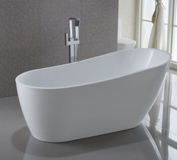 AQUALINE - TISA voľne stojaca vaňa 170x80cm, biela 2.jakost E1780