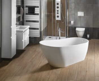 AQUALINE - TISA voľne stojaca vaňa 170x80cm, biela 2.jakost E1780