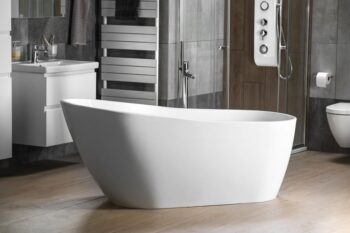 AQUALINE - TISA voľne stojaca vaňa 170x80cm, biela 2.jakost E1780