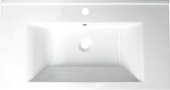 AQUALINE - ZUNO 85 keramické umývadlo nábytkové 85x45cm, biela 9085