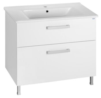AQUALINE - ZUNO 85 keramické umývadlo nábytkové 85x45cm, biela 9085