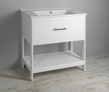 AQUALINE - ZUNO 85 keramické umývadlo nábytkové 85x45cm, biela 9085