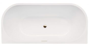 BESCO - Asymetrická vaňa VICA SLIM+ biela, sifón so štrbinovým prepadom - Farba sifónu - Biela, Nožičky k vani - S nožičkami, Rozmer vane - 170 × 80 cm VANVIC170SLIMW+OLVPINOZ