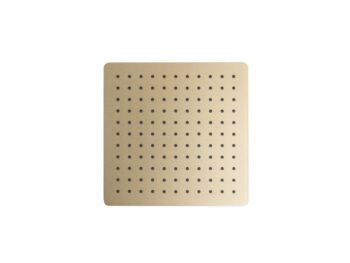 BESCO - Hlavová sprcha SLIM UNI S - hranatá - Farba - Zlatá, Rozmer hlavovej sprchy - 300 × 300 mm BADPUKZL