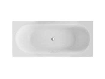 BESCO - Obdĺžniková vaňa VITAE SLIM+ - Farba sifónu - Zlatá, Nožičky k vani - Bez nožičiek, Rozmer vane - 180 × 80 cm VANVIT18SLIMPLZ