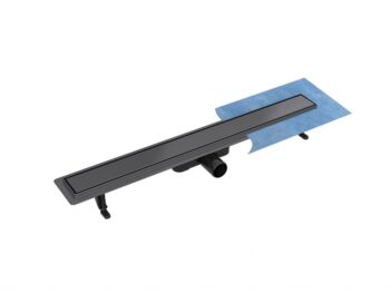 BESCO - Odtokový žľab VIRGO DUO GRAFIT - Rozmer A - 60 cm ZLOL60VGR