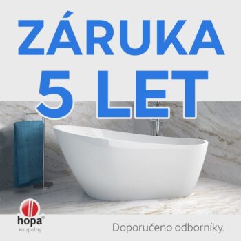 BESCO - Voľne stojaca vaňa DEEVA biela - Farba - Biela, Farba sifónu - Chróm, Rozmer vane - 150 × 75 cm VANDEEVA150C