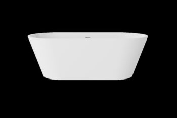 BESCO - Voľne stojaca vaňa DEEVA biela - Farba - Biela, Farba sifónu - Chróm, Rozmer vane - 170 × 80 cm VANDEEVA170C