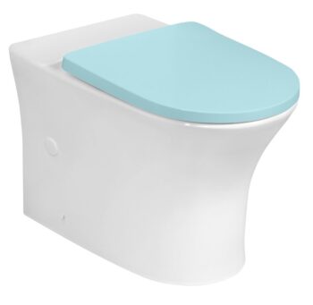 Bruckner - LEON misa pre kombi WC, Rimless, 61,5x37cm, spodný/zadný odpad, biela 201.421.4