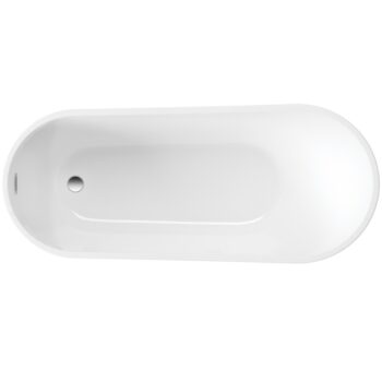 DEANTE - Arnika biela Akrylátová vaňa, voľne stojaca, oval -150 cm KDA_015W