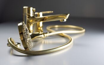 DEANTE - Arnika gold Vaňová batéria, 3otvorová BQA_Z13M