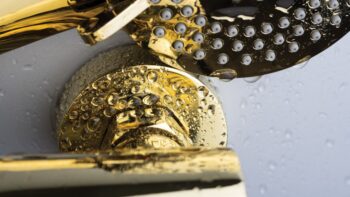 DEANTE - Arnika gold Vaňová batéria nástenná BQA_Z10N