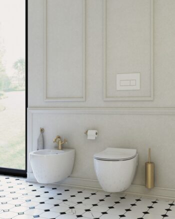 DEANTE - Bidet Silia biely, nástenný CDL_6BPW