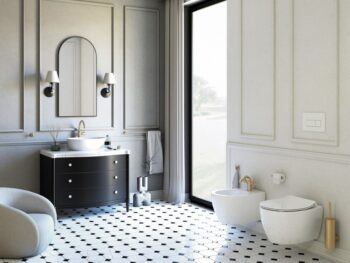 DEANTE - Bidet Silia biely, nástenný CDL_6BPW