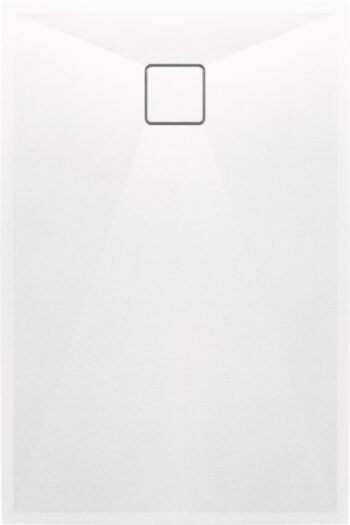 DEANTE - Correo Granitová sprchová vanička, obdĺžniková biela, 100x80 cm KQR_A46B