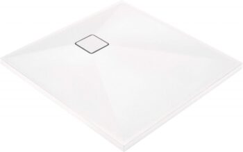 DEANTE - Correo Granitová sprchová vanička, štvorec, 90x90 cm biela KQR_A41B