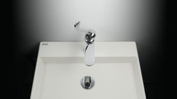DEANTE - Correo alabaster Granit umývadlo na dosku - 500x400 mm CQR_AU5S